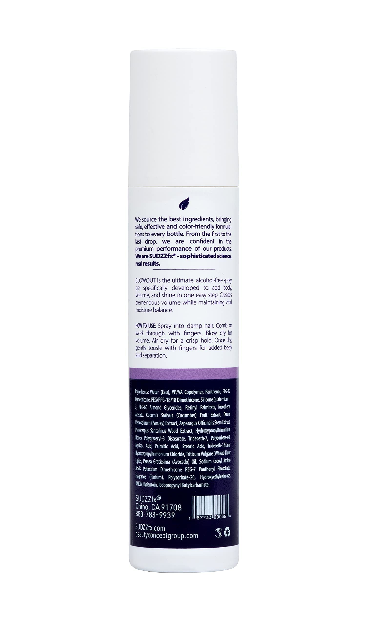 Sudzz Blowout Volumizing Spray Gel, 8.5 Fluid Ounce