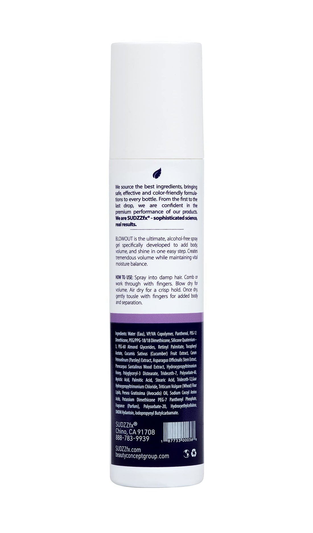 Sudzz Blowout Volumizing Spray Gel, 8.5 Fluid Ounce