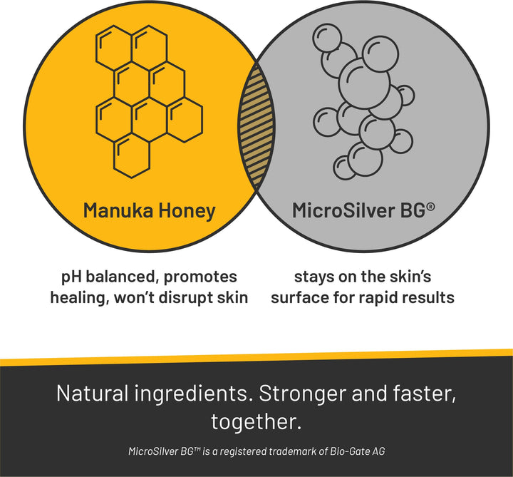 Absorbine Silver Honey Rapid Skin Relief Medicated Shampoo, Medical Grade Manuka Honey & MicroSilver BG, Rejuvenating, Soothing & Hydrating, 16 fl oz