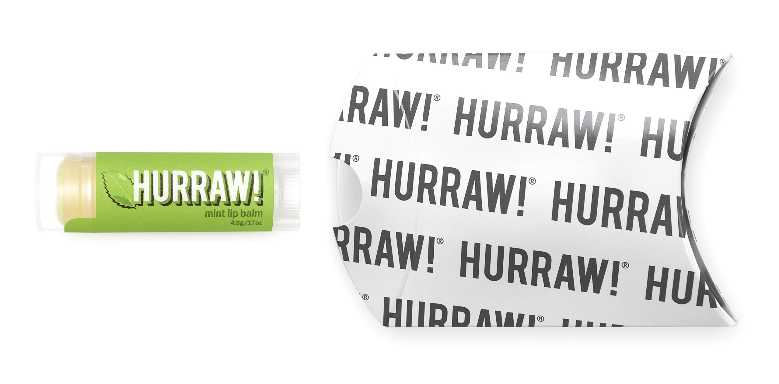 Hurraw! Balm, Mint Lip Balm, .15 oz (4.3 g)