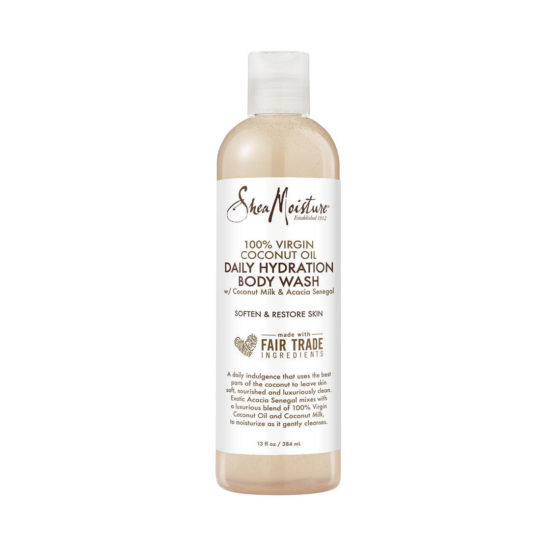 Shea Moisture 100% Virgin Coconut Oil Daily Hydration Shampoo, 13 Ounce