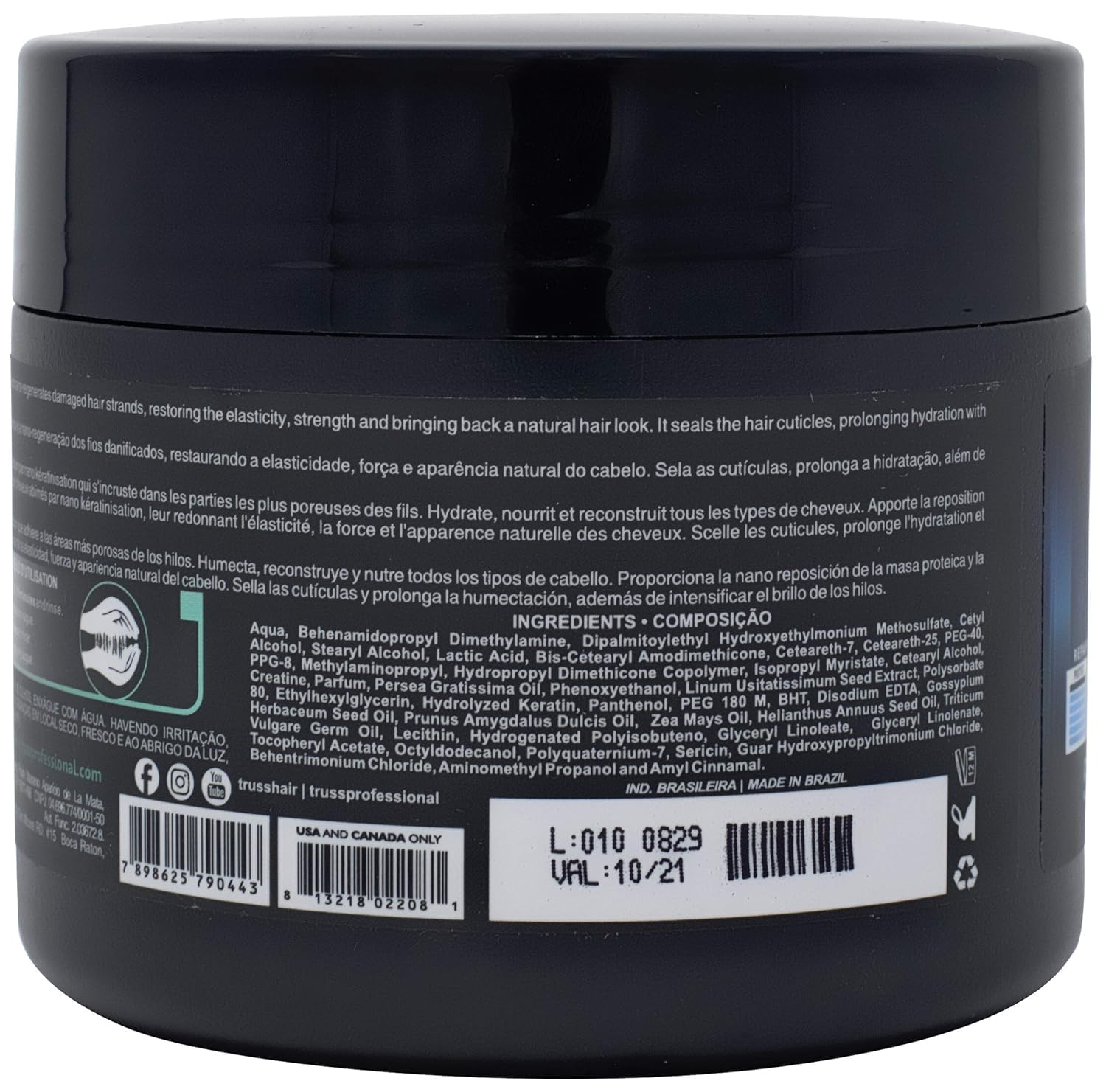 Truss Net Hair Mask Anti Frizz Intensive Repair