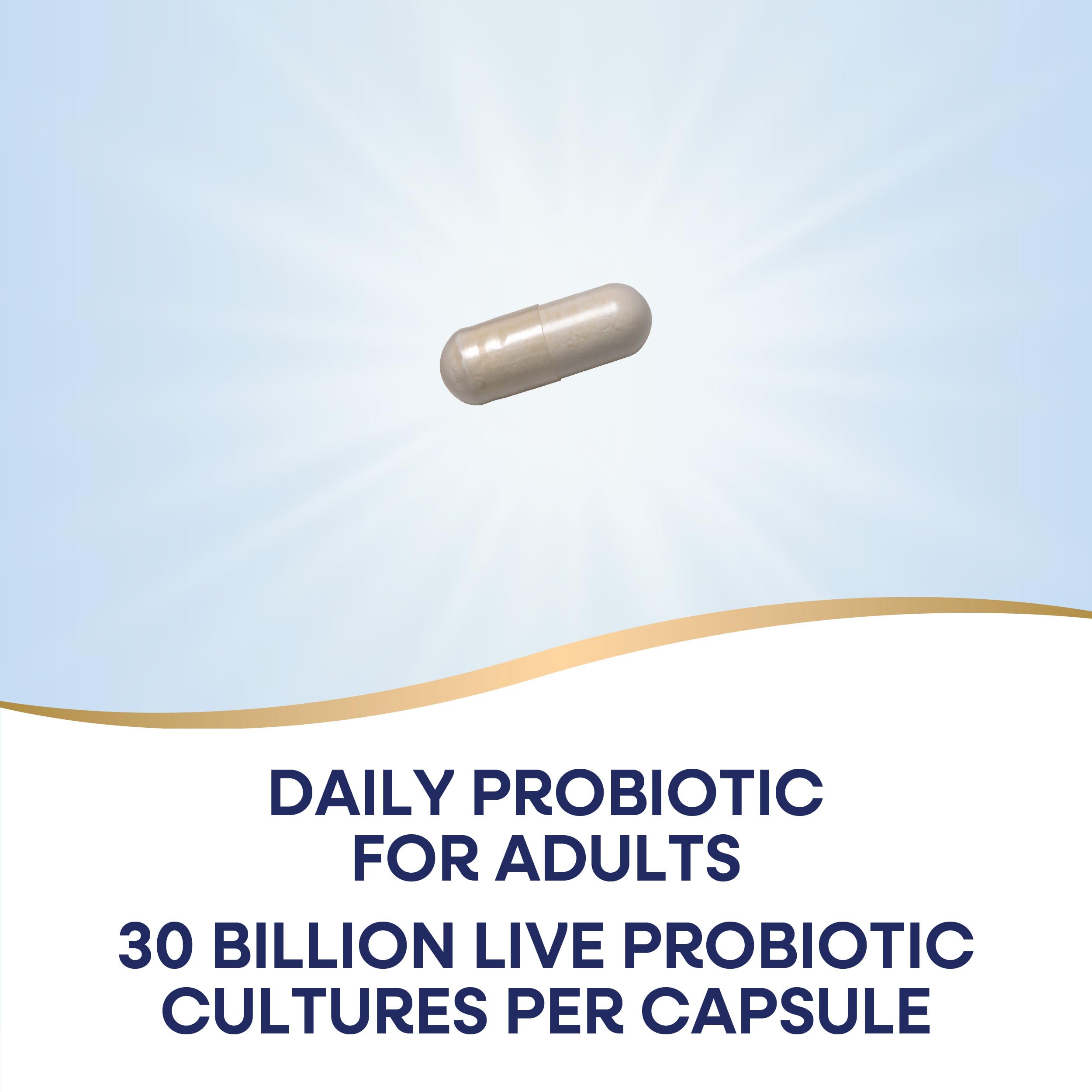 Nature's Way Fortify Daily Probiotic With Prebiotic for Men and Women, Probiotics for Immune and Digestive Health Support*, 30 Billion Live Cultures, 30 Capsules