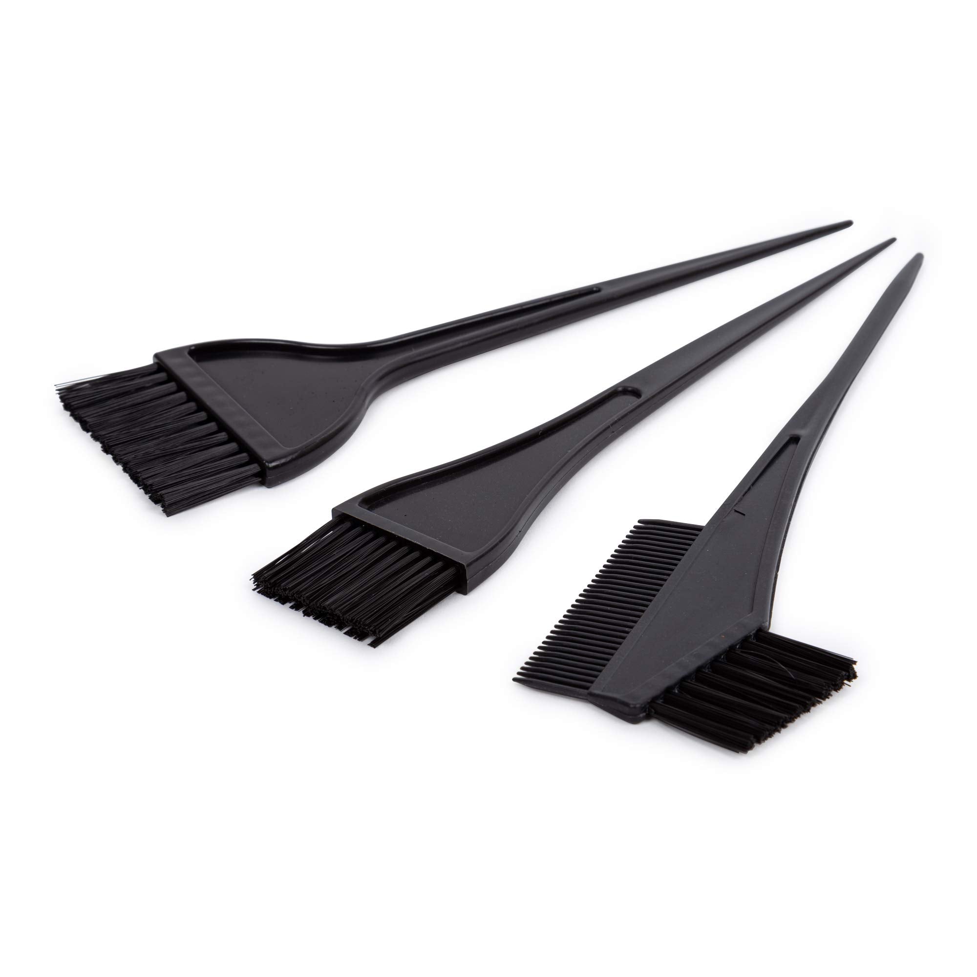 Bodico 3-pc Hair Coloring Brushes Black