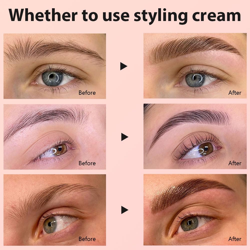 Soap Brows Kit,2Pcs/Set Eyebrow Freeze Styling Wax,Waterproof Long-lasting Eyebrows Enhancer Shaping Clear Tint Gel, Eye Brow Makeup Balm Pomade Cosmetics (2pcs 01#)