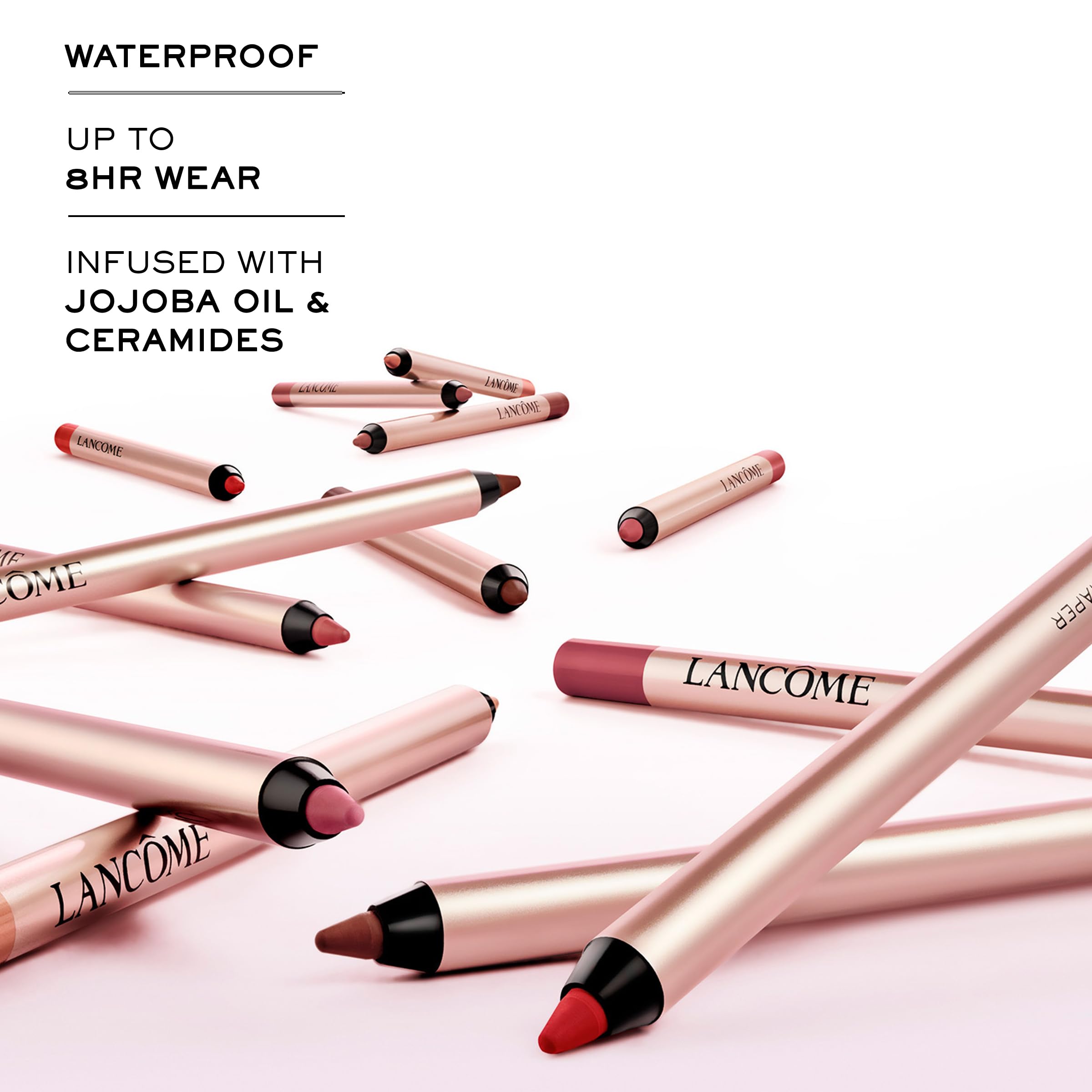 Lancôme Idôle Lip Shaper - Creamy, Matte & Waterproof Lip Liner Pencil - With Ceramides & Jojoba Oil - Shade 66 Mahogany Mauve