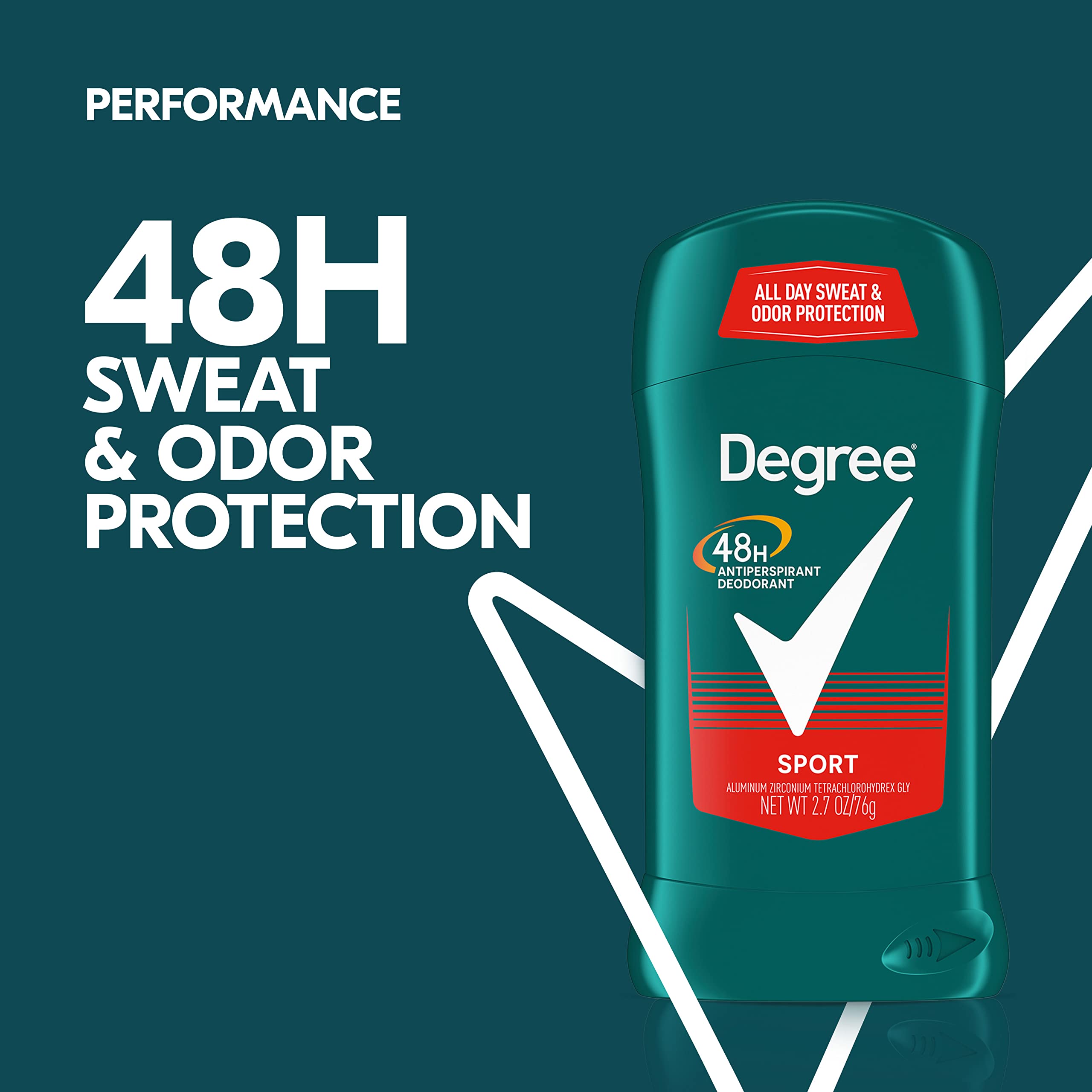 Degree Men Dry Protection Antiperspirant, Sport 2.7 oz, 4 Count
