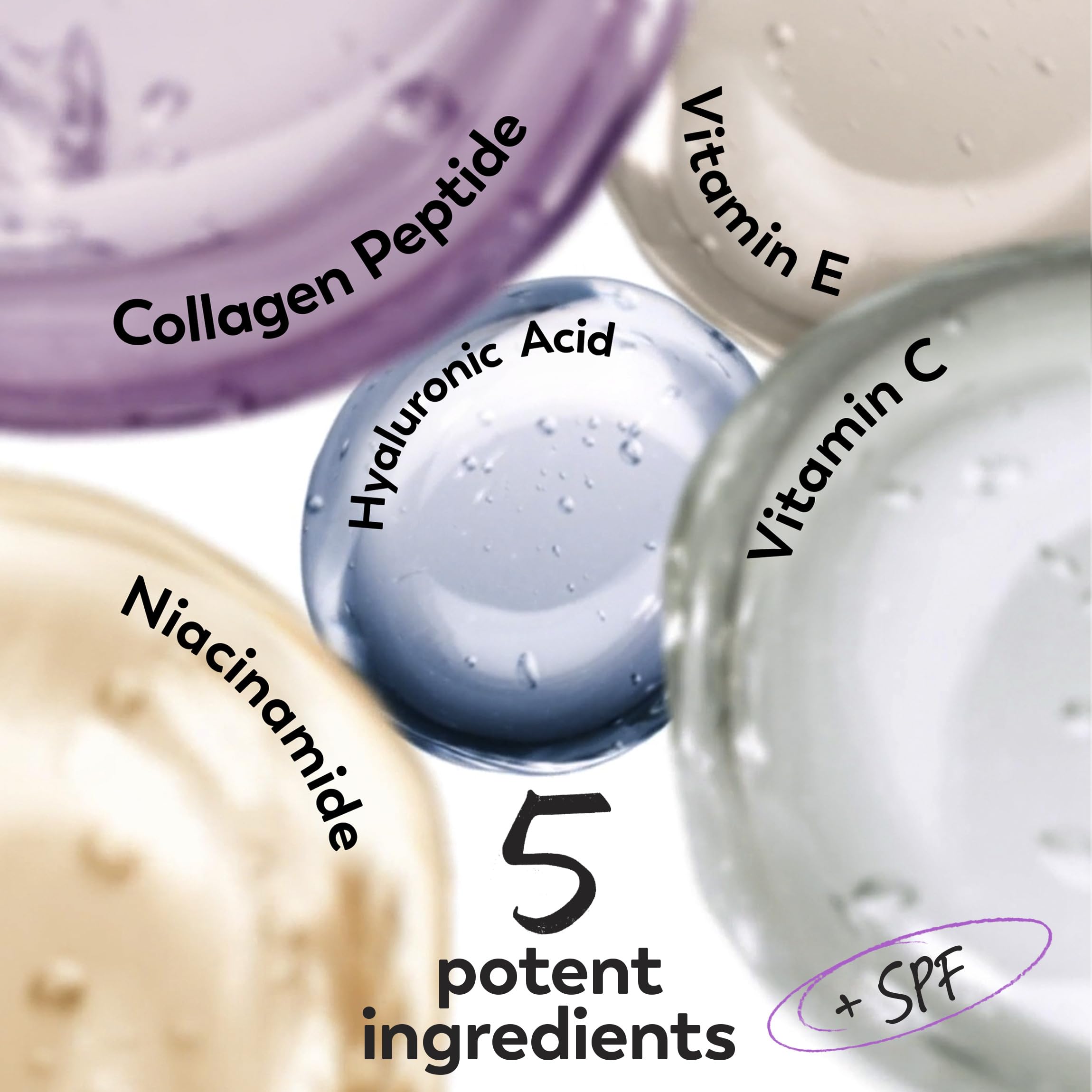 Olay Super Cream with Sunscreen SPF 30, 1.7 oz, Ultra Lightweight Face Moisturizer - Vitamin C & E, Hyaluronic Acid, Niacinamide, Collagen Peptide - Hydrate, Smooth, Brighten, Firm, and Protect