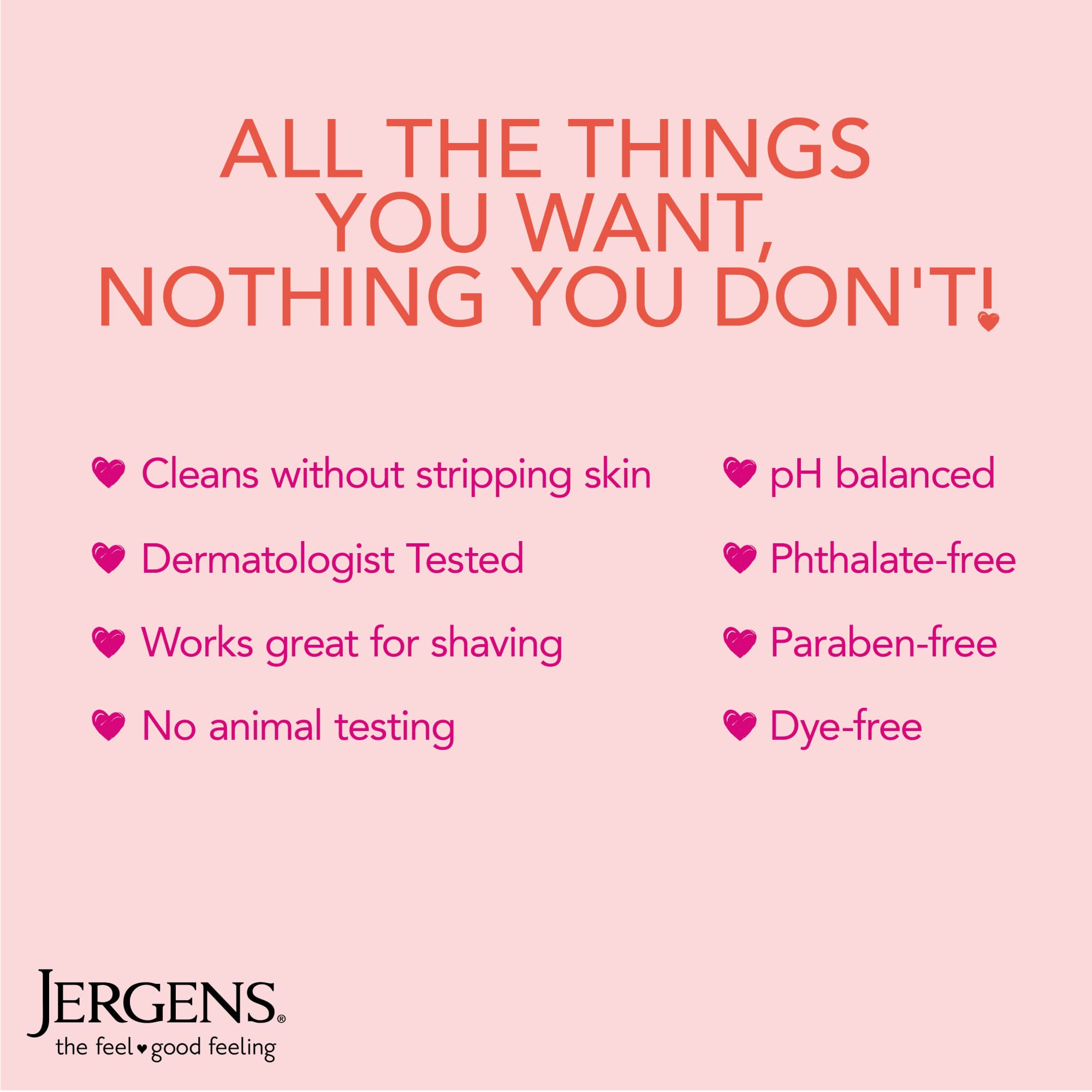 Jergens Softening Cherry Almond Body Wash, Daily Moisturizing Skin Cleanser, Infused with Cherry Almond Oil, pH Balanced, Paraben Free, Dye Free, , Dermatologist Tested, 22 oz (Packaging May Vary)