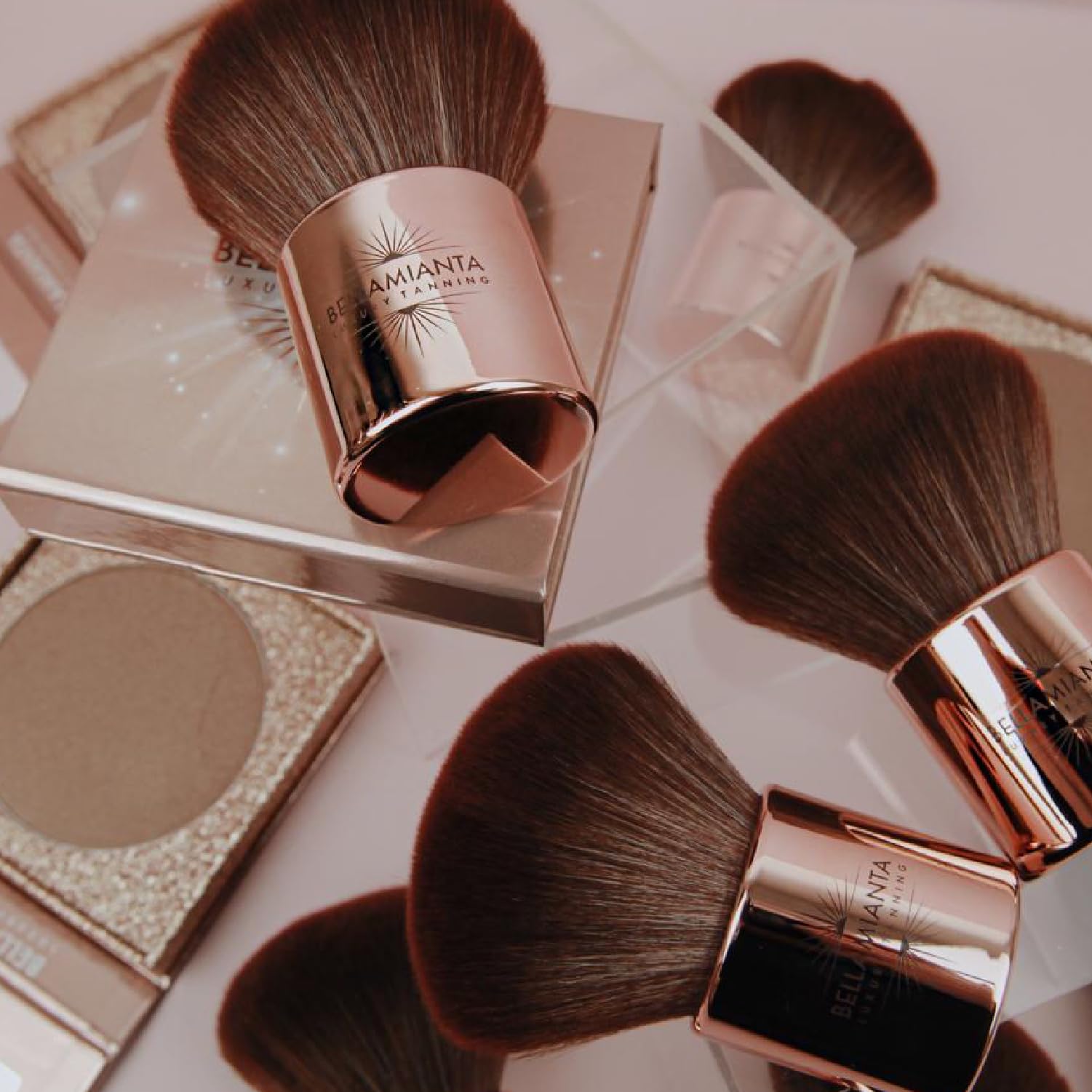 Bellamianta Large Kabuki Bronzing Brush For Women 1 Pc Brush