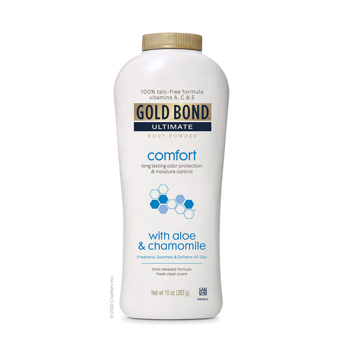 Gold Bond Ultimate Comfort Body Powder, Aloe and Chamomile, 10 Ounce Bottles (Pack of 3)