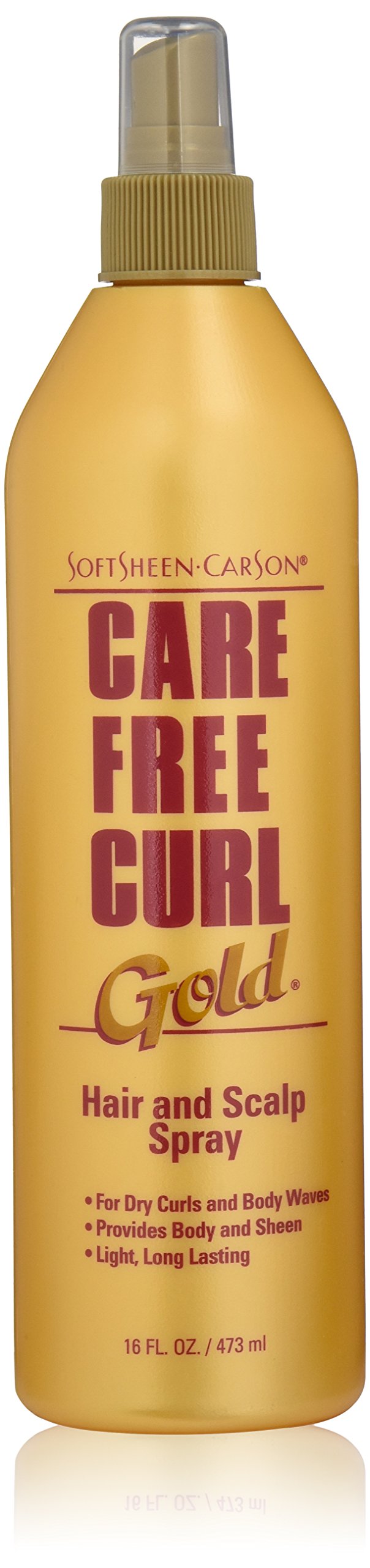 Care Free Curl Gold Hair Scalp Spray, 16 Fluid Ounce