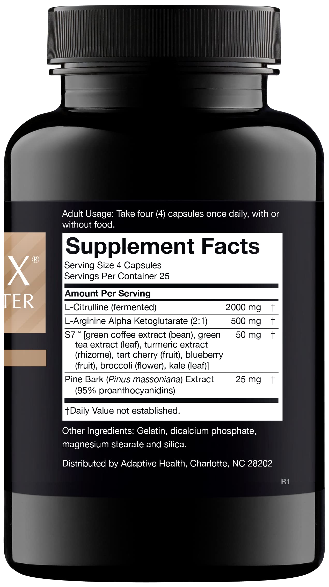 Nugenix Nitric Oxide Booster Supplement - Nitric Oxide Flow, L-Arginine, L-Citrulline, Pine Bark Extract - Vasodilator - 100 Capsules