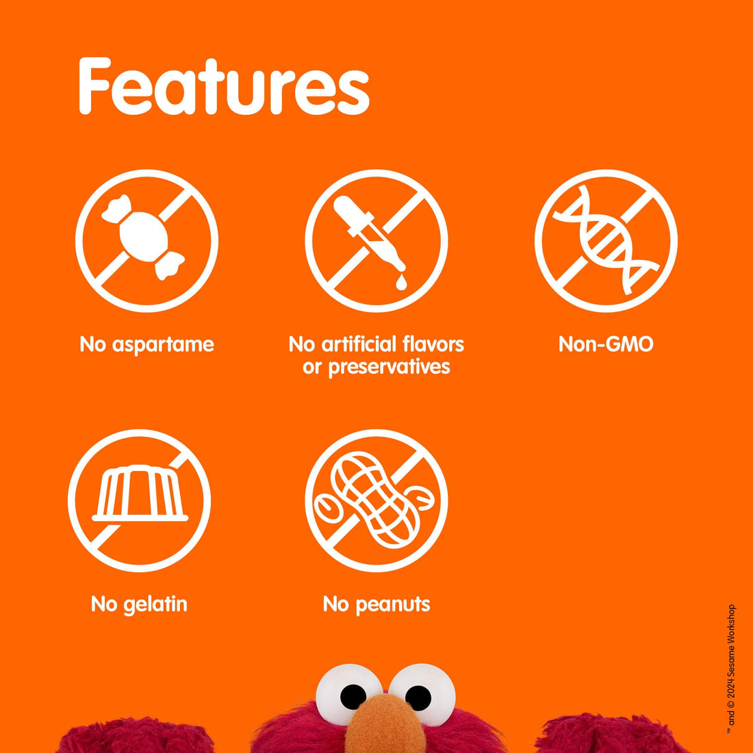 Sesame Street Omega 3 Gummies for Kids, 120 Gummies, 4 Month Supply, No Fishy Aftertaste, Brain & Eye Support