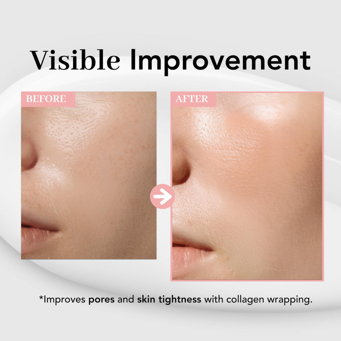 NOWATER Collagen Wrapping Mask, Elasticity Improving, Hydrating, Firming - Hydrolyzed Collagen & Peptides, Glass Skin Peel Off Mask, Korean Skincare for Face(2.5 fl.oz)