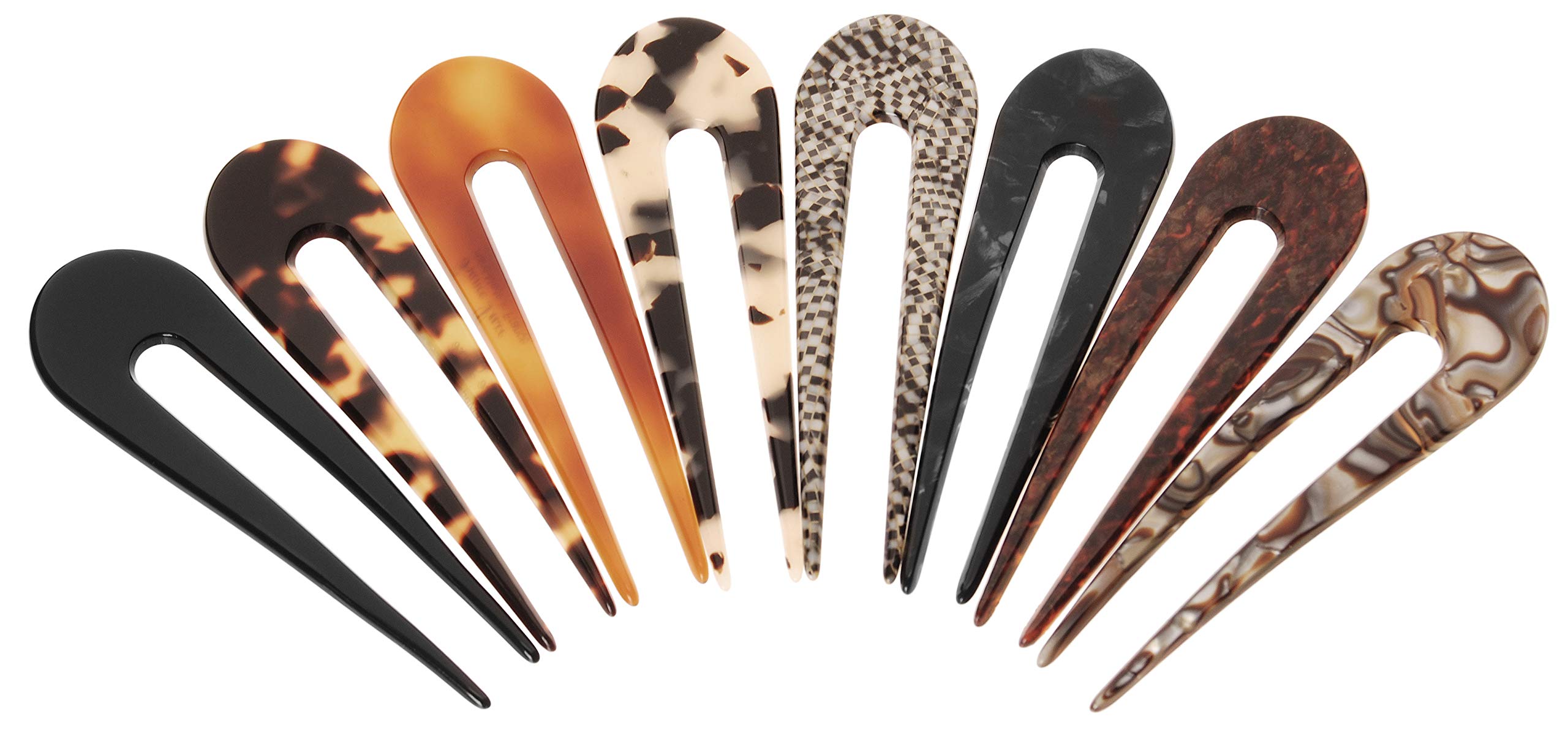 France Luxe Classic Hair Pin - Onyx