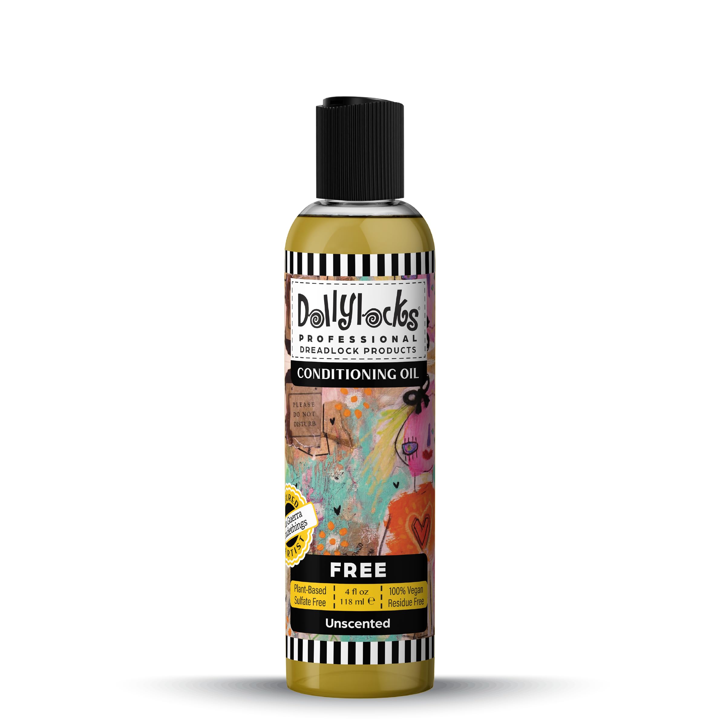 Dollylocks 4oz Unscented Dreadlock Conditioning Oil by Dollylocks Professional Organic Dreadlock Products