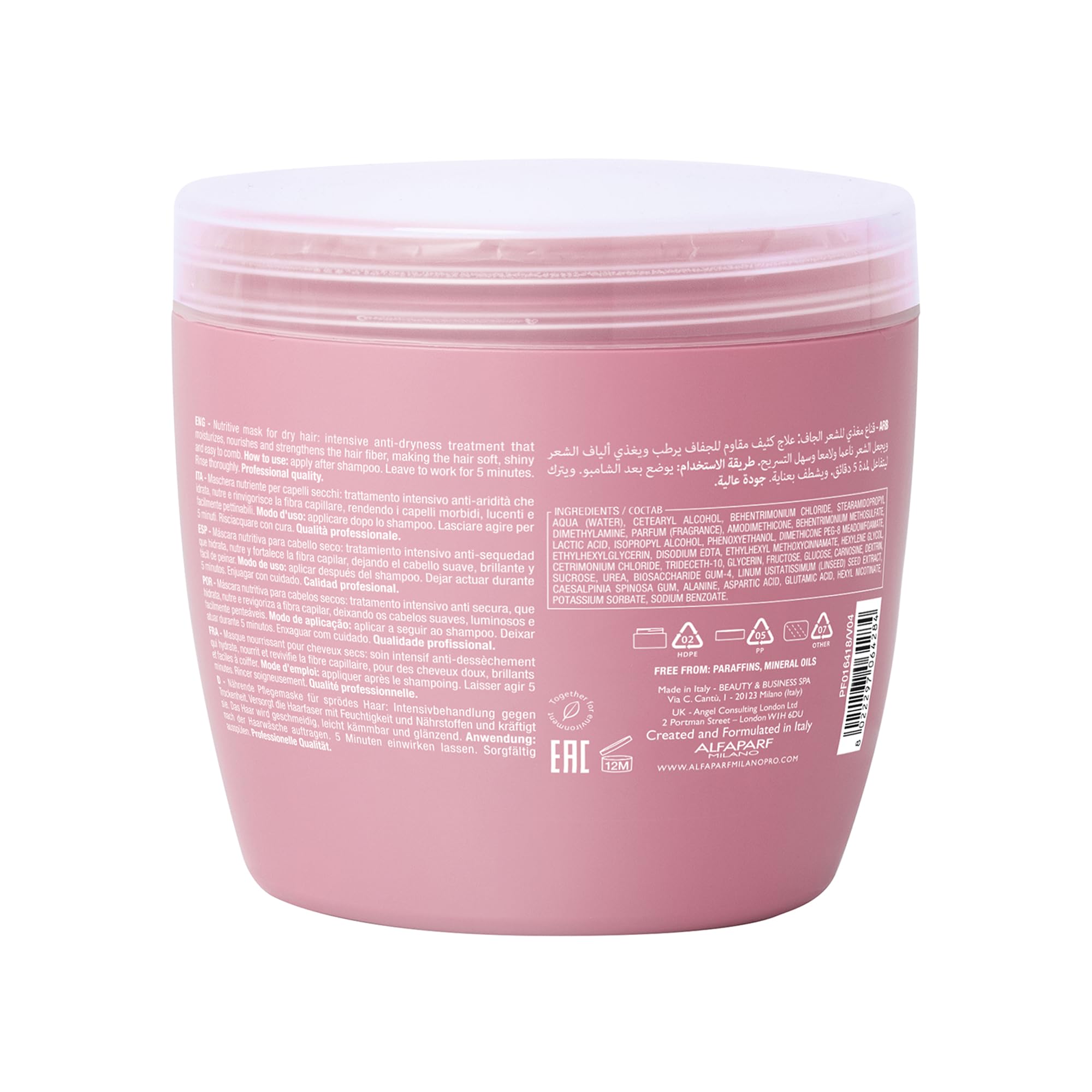 Alfaparf Semi Di Lino Moisture Nutritive Low Mask 500 Ml
