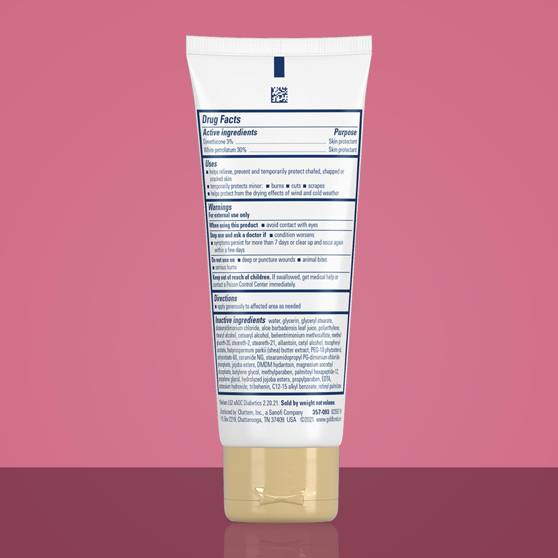 Gold Bond Medicated Diabetics' Dry Skin Relief Foot Cream, 3.4 oz., Skin Protectant