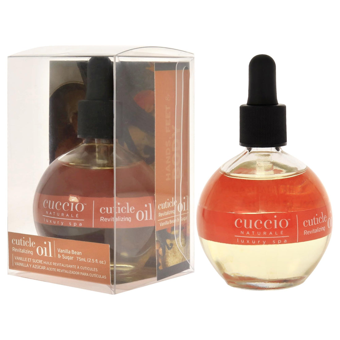 Cuccio Naturale Revitalizing Cuticle Oil - Hydrating Oil to Repair Cuticles Overnight- Remedy For Damaged And Thin Nails - Paraben And Cruelty Free - Vanilla Bean And Sugar 2.5 Oz