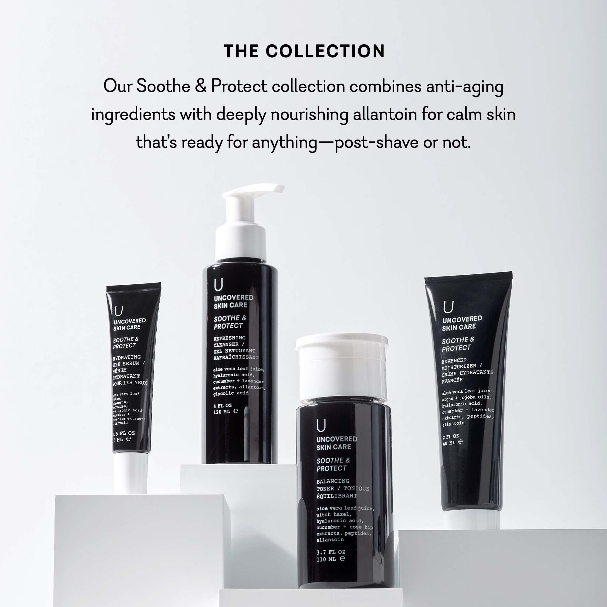 Uncovered Soothe & Protect Refreshing Facial Cleanser