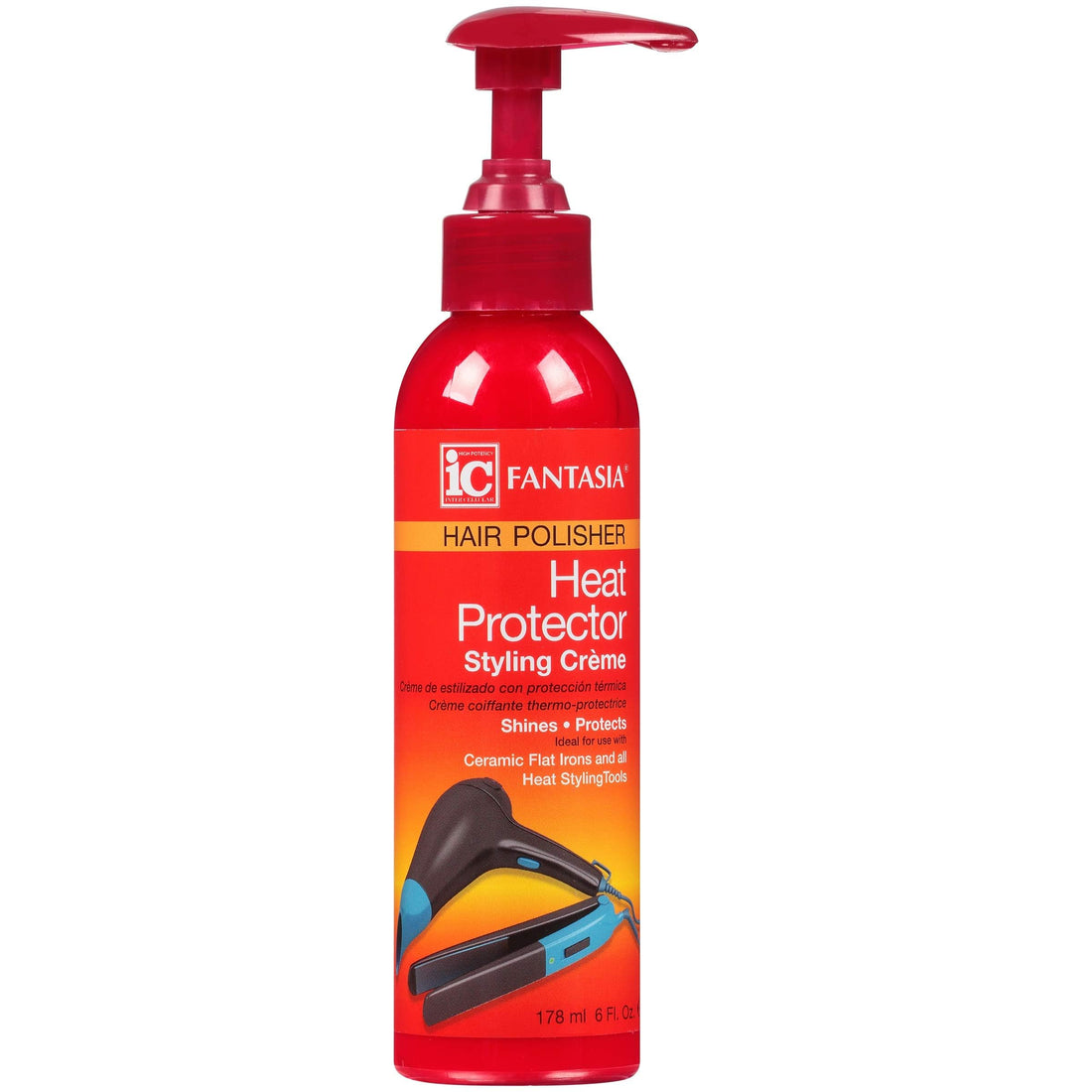 Fantasia Heat Protector Straightening Serum 6 Ounce