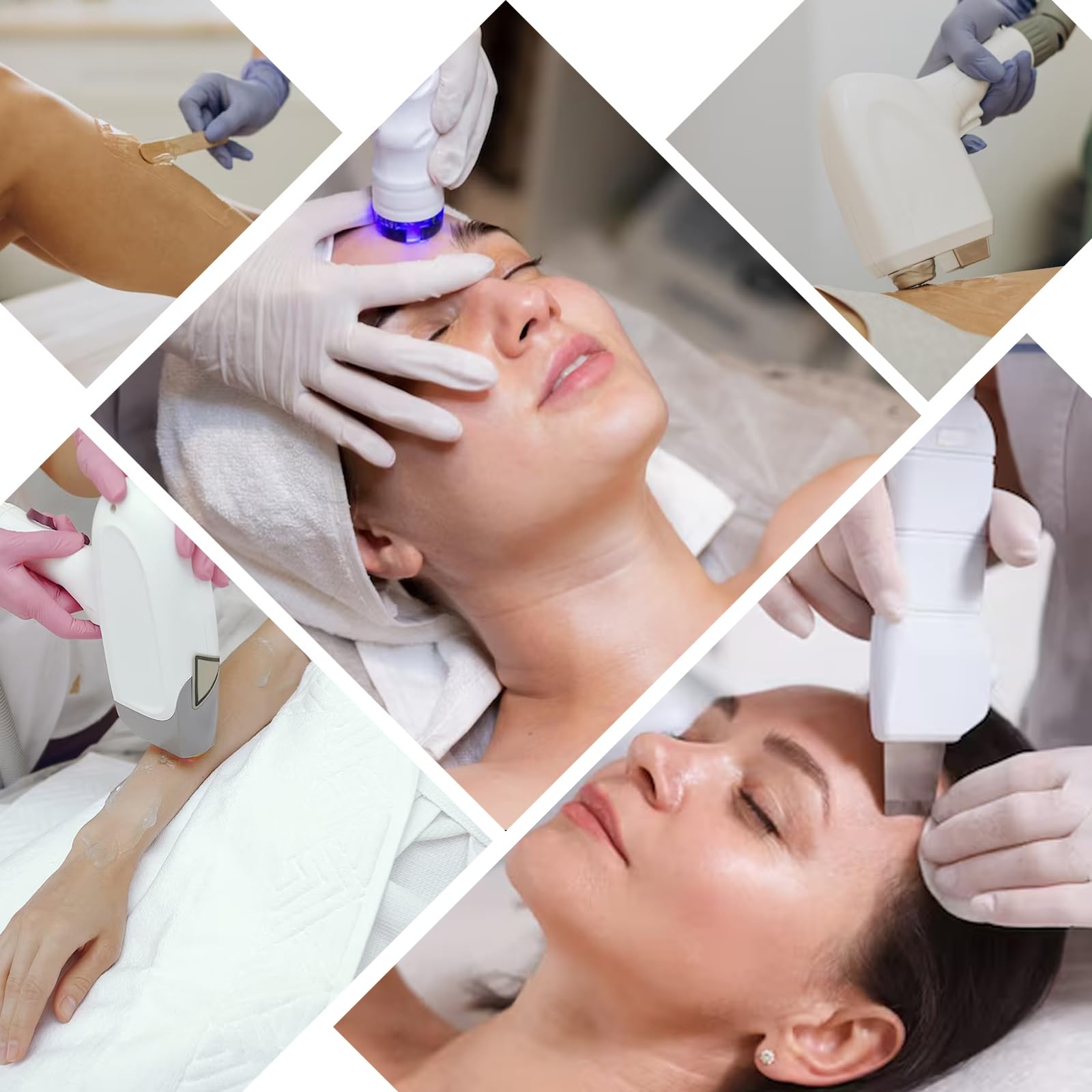 YMEYFAN 60 Tube Cooling Gel for Hair Removal Device & Beauty Equipment, Hydrating Gel for Face & Body, 60PCS/300ML