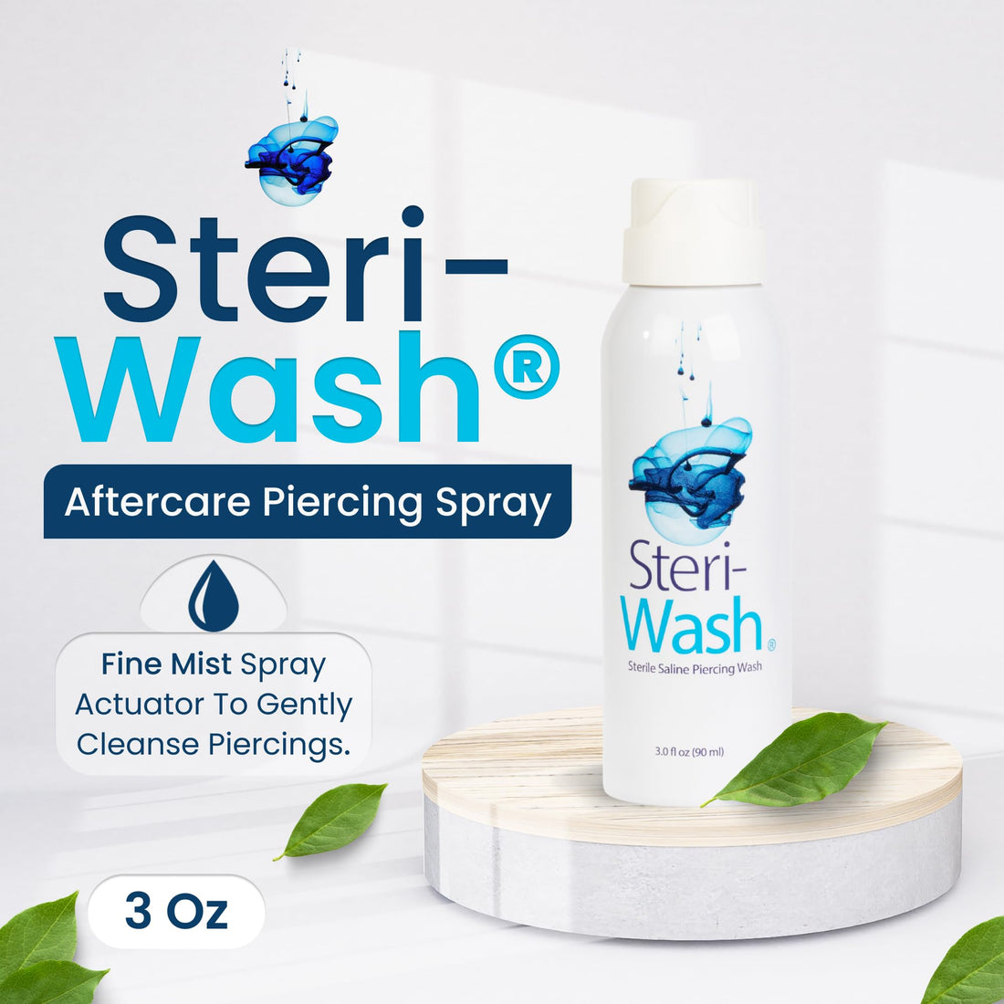 Steri-Wash Aftercare Piercing Spray 8 oz