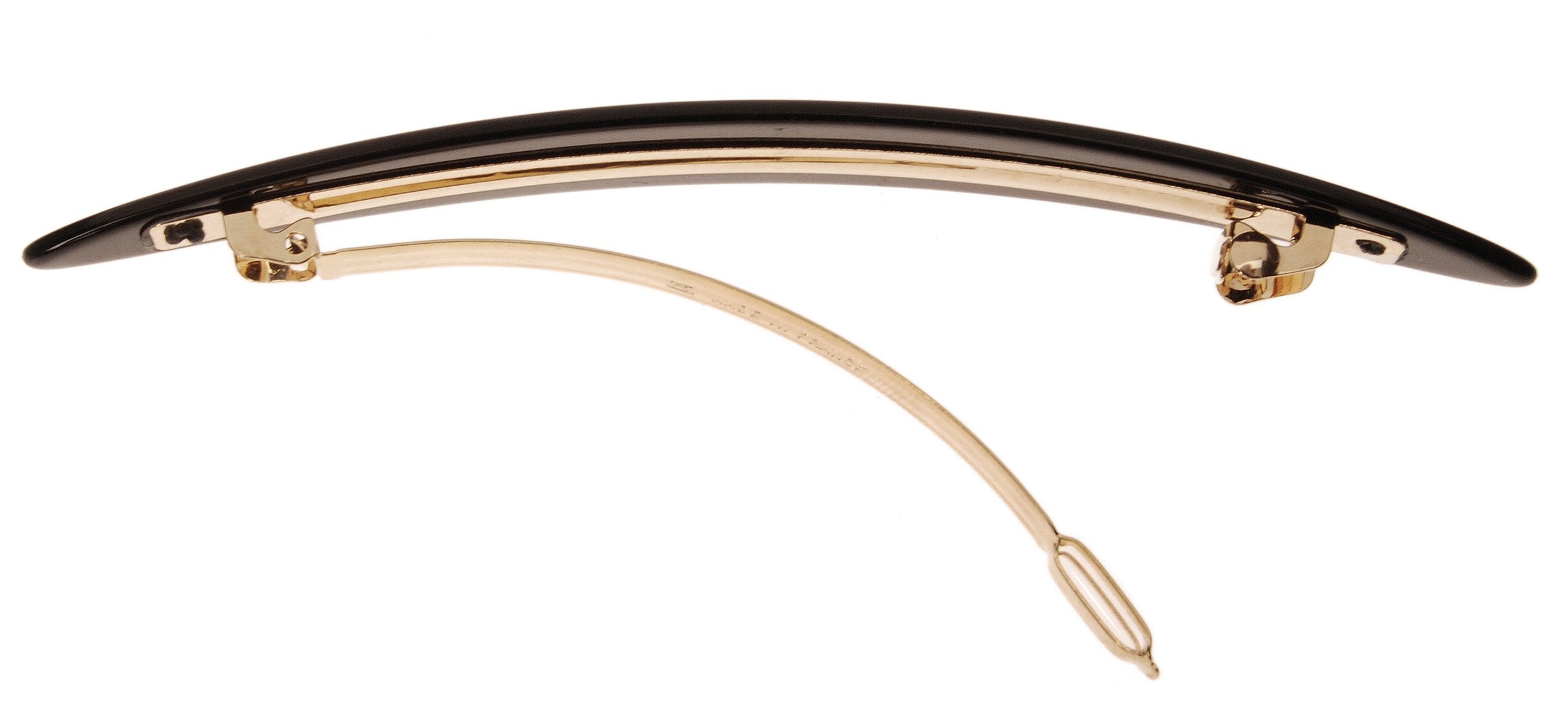 France Luxe Oblong Long And Skinny Barrette - Black