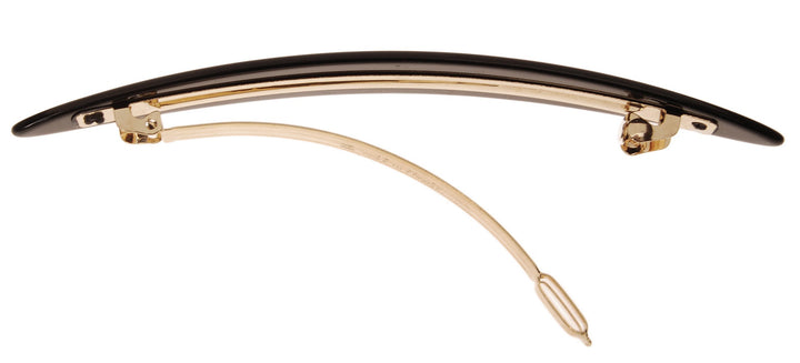 France Luxe Oblong Long And Skinny Barrette - Black