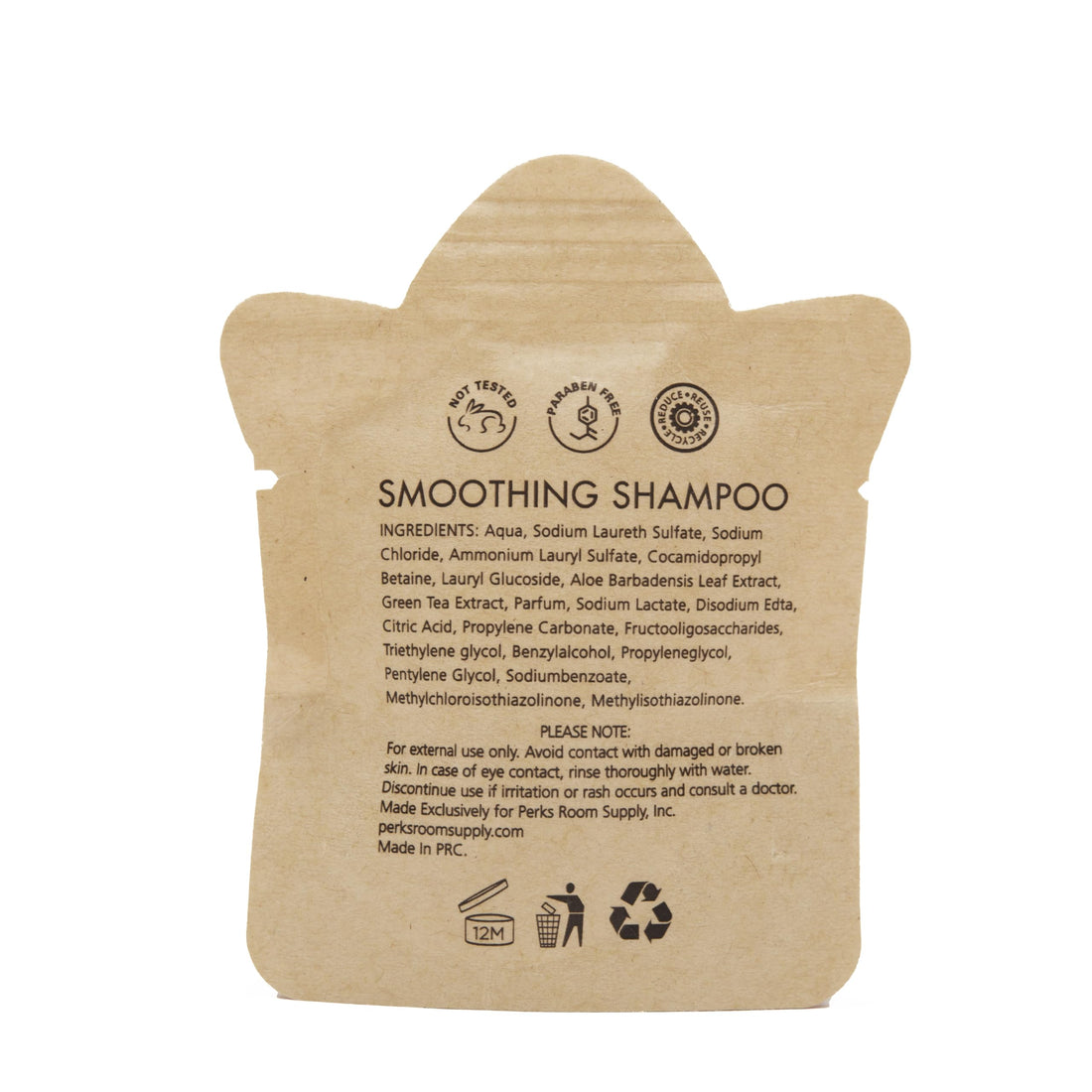 NISGUR Hotel Shampoo Bulk 0.75 oz Pack of 100 Travel Shampoo Kraft Paper Pouch