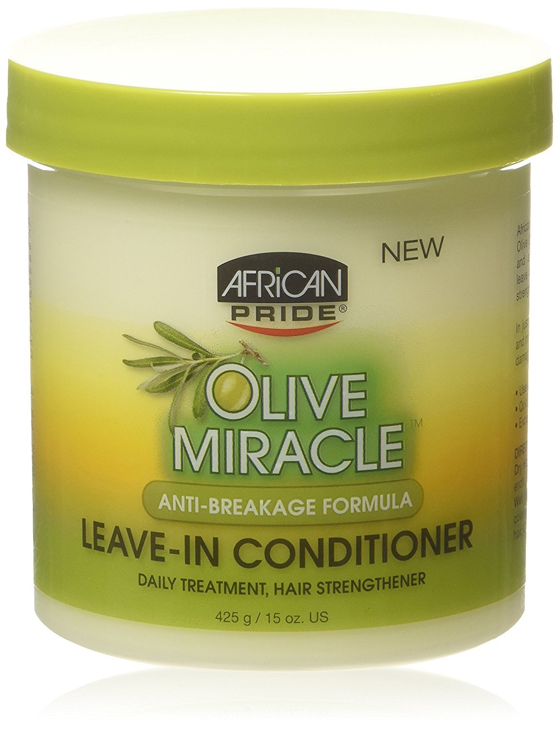 African Pride Olive Miracle Leave-in Conditioner Creme 15oz