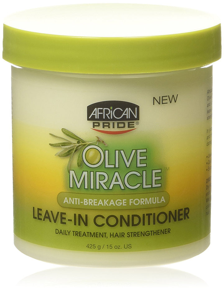 African Pride Olive Miracle Leave-in Conditioner Creme 15oz