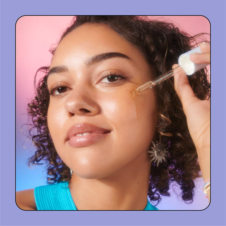 Bubble Skincare Float On Soothing Face Oil - Lightweight, Hydrating Facial Oil to Help Soothe & Calm Skin - Enriched with Safflower Oil and Prickly Pear - Skin Care Suitable for All Skin Types (30ml)