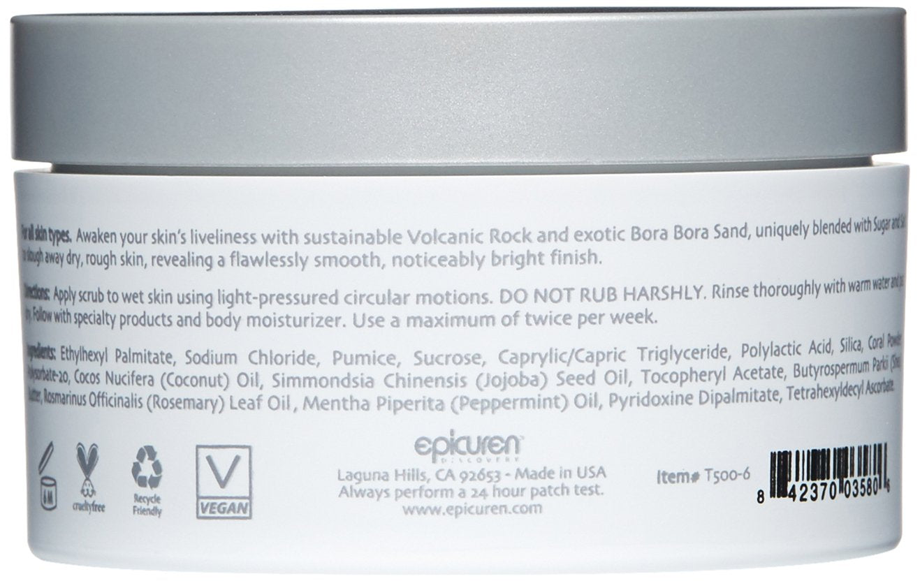 Epicuren Discovery White Sand Body Polish, 6.7 Fl Oz