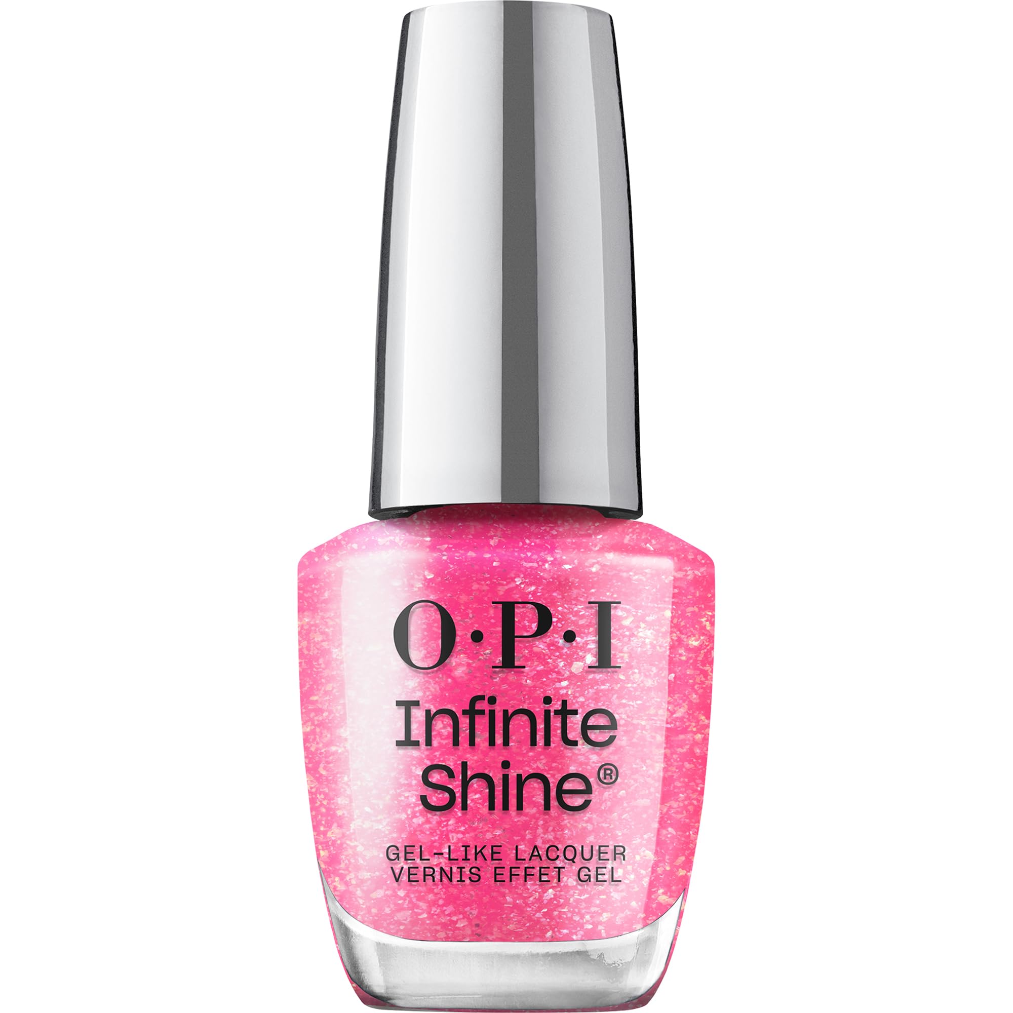 OPI Infinite Shine Glossed in Your Thoughts | Sheer Bright Pink Shimmer Long Wear Gel Like Nail Polish | OPI'm Dreaming Collection