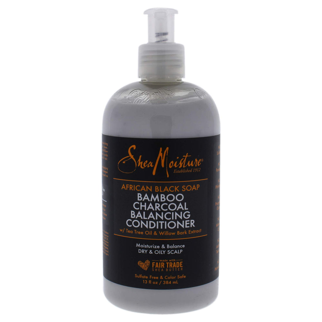 Shea Moisture Moisture African Black Soap Bamboo Charcoal Deep Balancing Conditioner Unisex Conditioner 13 Fl Oz (Pack of 1)
