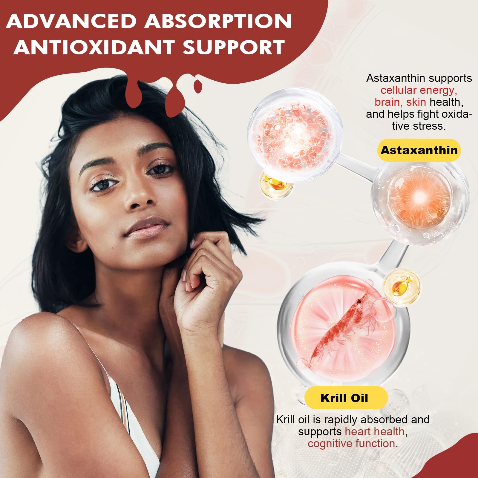 Triple Omega 3-6-9 Fish Oil 2000mg - High Potency with Vitamin D3 & Astaxanthin, Support for Heart, Brain and Immune Health - Includes Flaxseed & Borage, 60 Servings