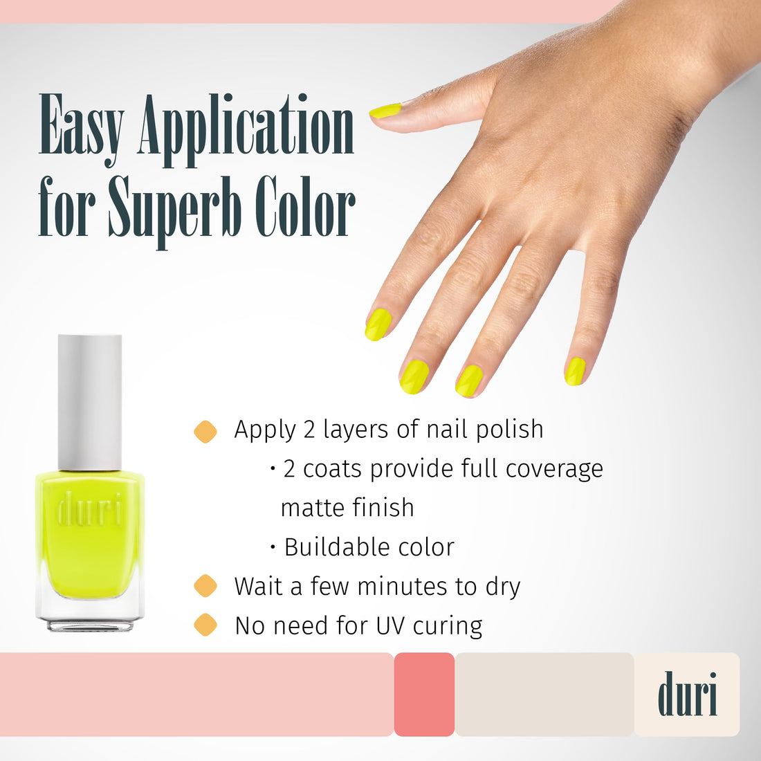 duri Nail Polish No. 158N Atomic, 0.5 fl. oz, 15 mL