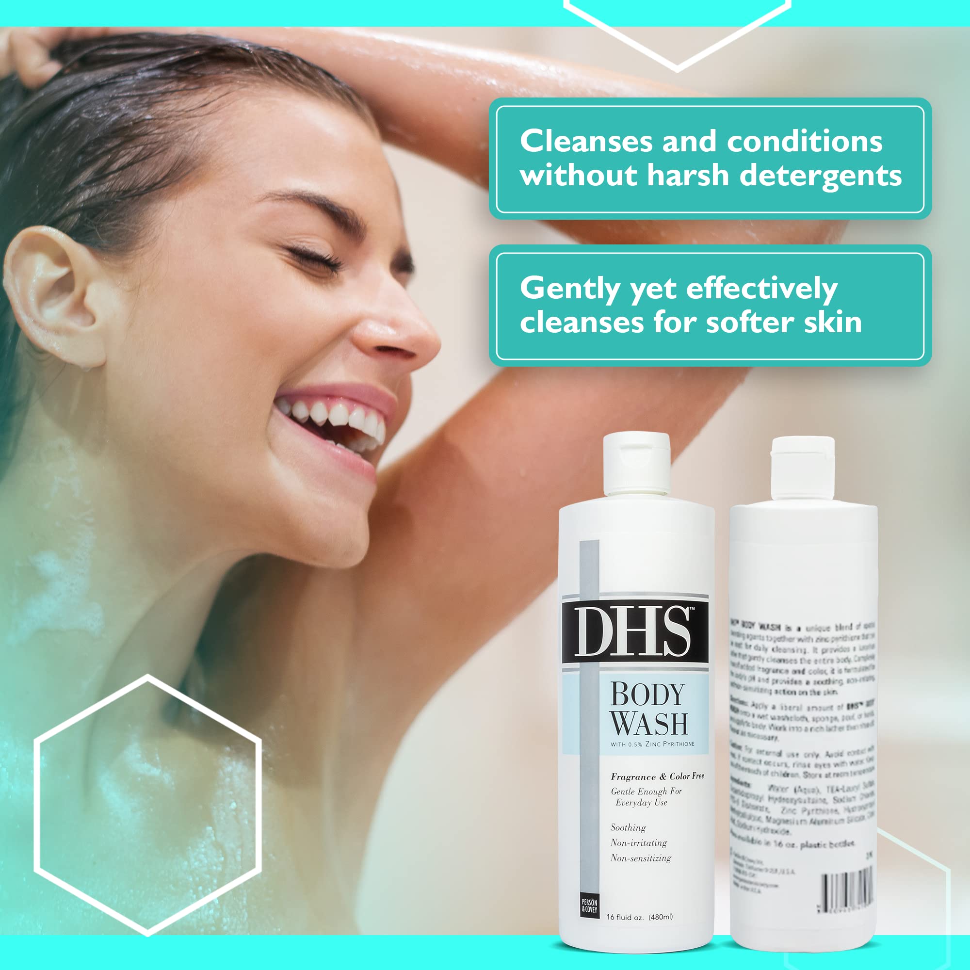 Person Covey DHS Body Wash