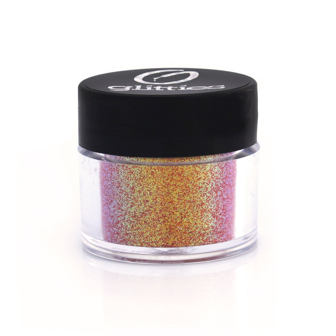 GLITTIES - Cinnabar - Cosmetic Grade Extra Fine (.006) Loose Glitter Powder Safe for Skin! Perfect for Makeup, Body Tattoos, Face, Hair, Lips, Soap, Lotion, Nail Art - (10 Gram Jar)