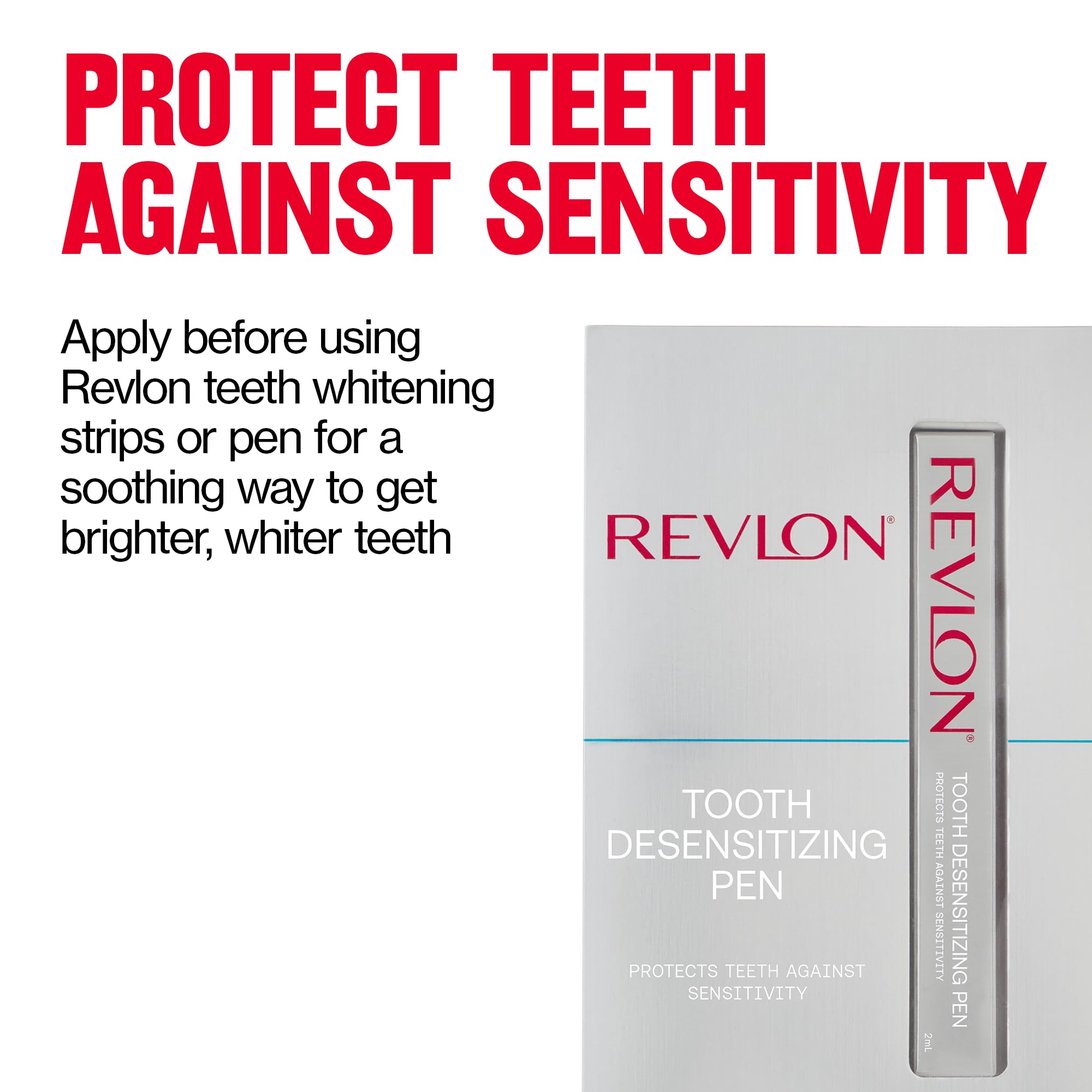 New Revlon Tooth Desensitizing Pen | Desensitizing Gel Formula, Protect Against Tooth Sensitivity | for Sensitive Smiles