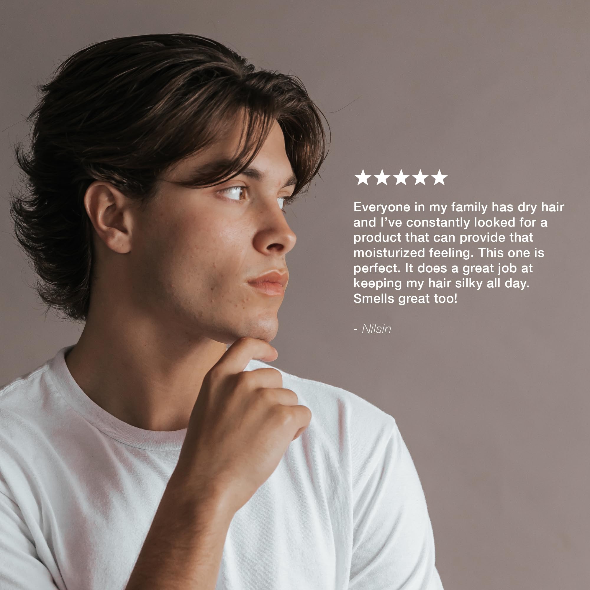 CRVFT Daily Leave in Conditioner For Men [OIL] | 30 Day Supply | Men's Hair Moisturizer | Hair Oil For Men | For Dry/Damaged Hair | Scented | (3oz) AM