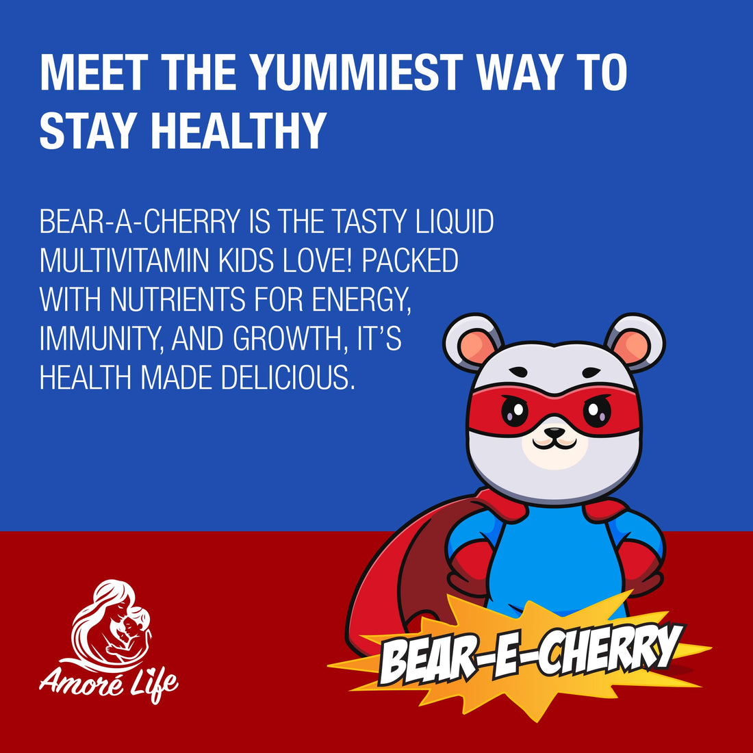 Kids Liquid Multivitamin with Vitamins A, D, E, B1, and Cod Liver Oil, Liquid Multivitamin for Kids, Vitamins for Kids, High Absorption, 16oz, Cherry Flavor