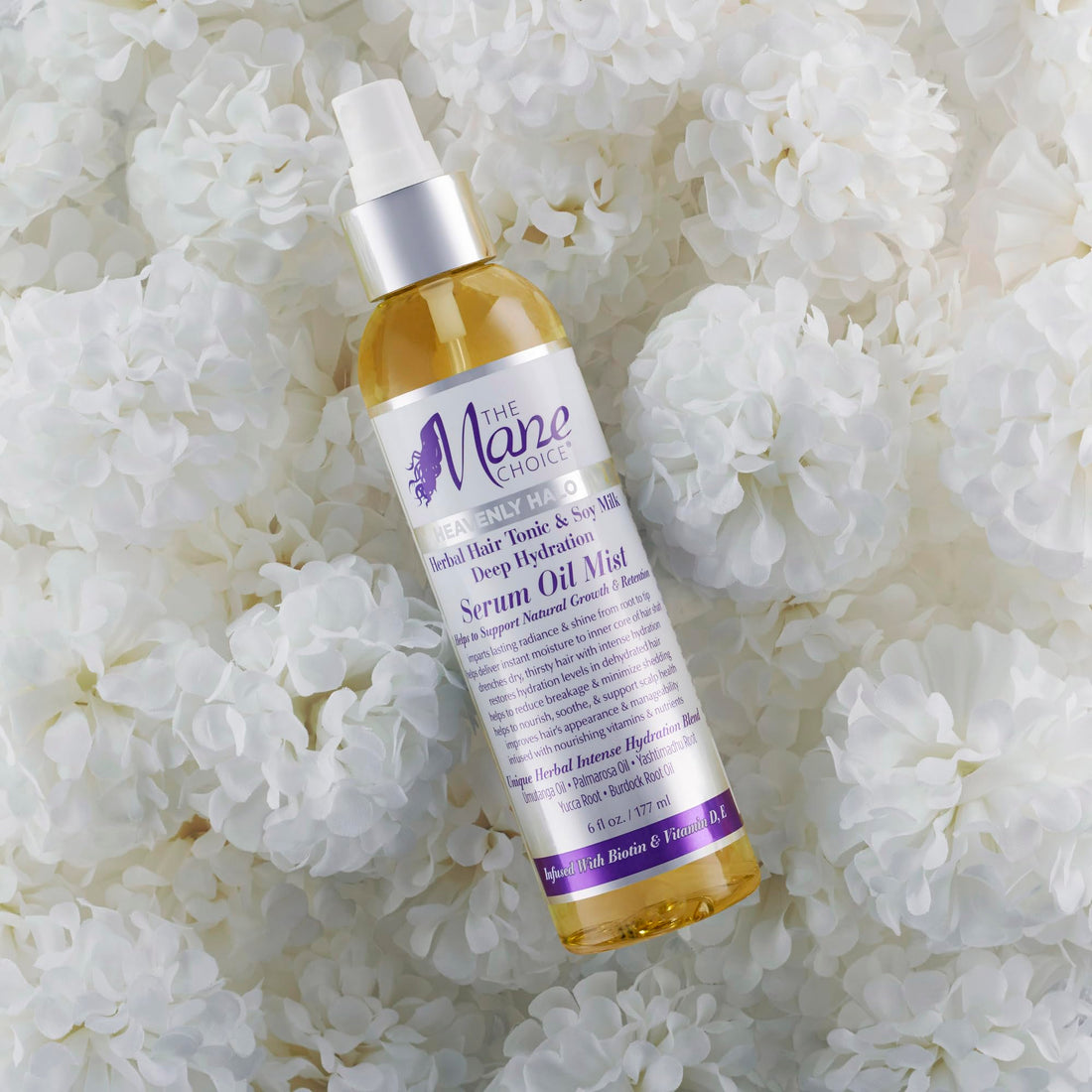The Mane Choice Heavenly Halo Herbal Hair Tonic & Soy Milk Deep Hydration Serum Oil Mist - Restore Moisture-Depleted Hair With Intense Hydration (6 Ounce / 177 Milliliter)