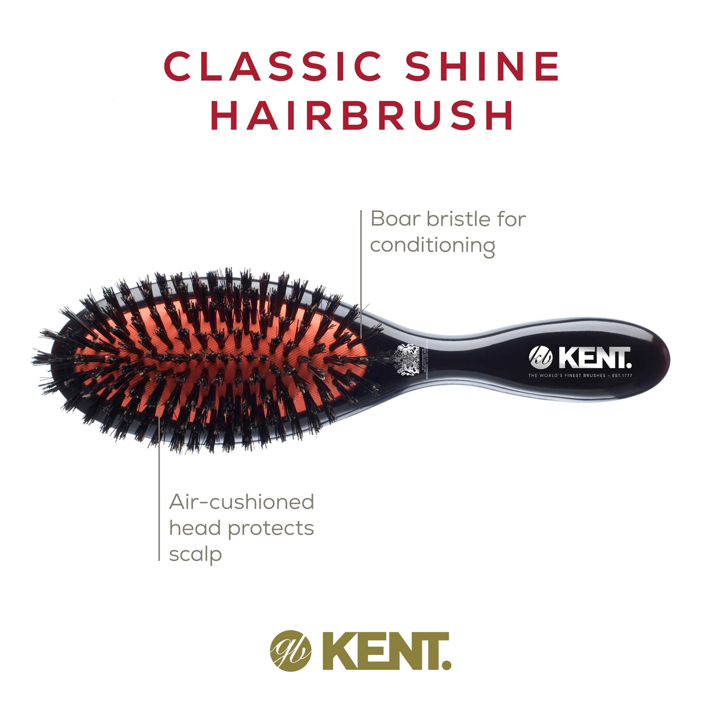 Kent CSFM Ruby Pure Brislte Medium Dressing & Styling Premium Brush