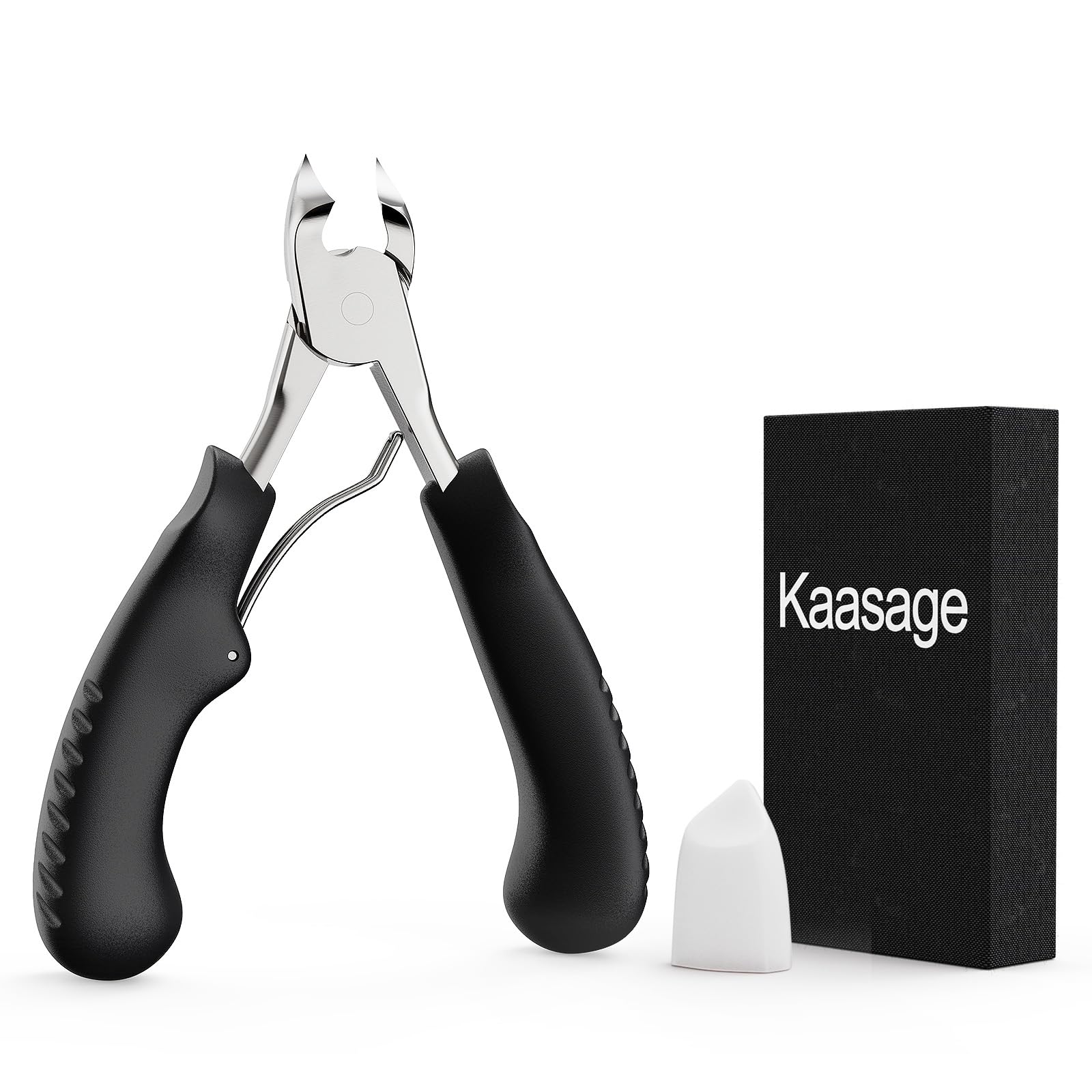 Kaasage Professional Toenail Clippers | Treatment Thick or Ingrown Toe Nails, Heavy Duty Soft Grip Podiatrist Tool For Men & Seniors | Use for Family and Medical (KMP1)