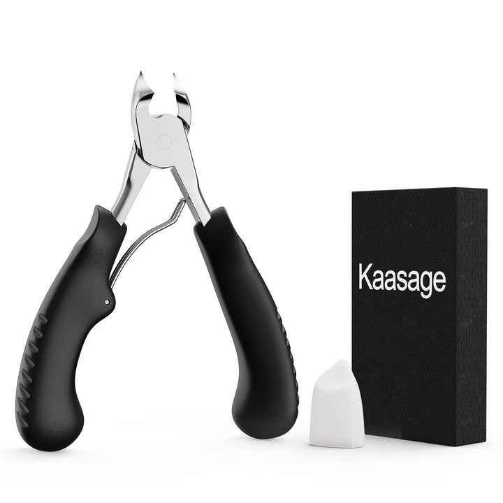 Kaasage Professional Toenail Clippers | Treatment Thick or Ingrown Toe Nails, Heavy Duty Soft Grip Podiatrist Tool For Men & Seniors | Use for Family and Medical (KMP1)