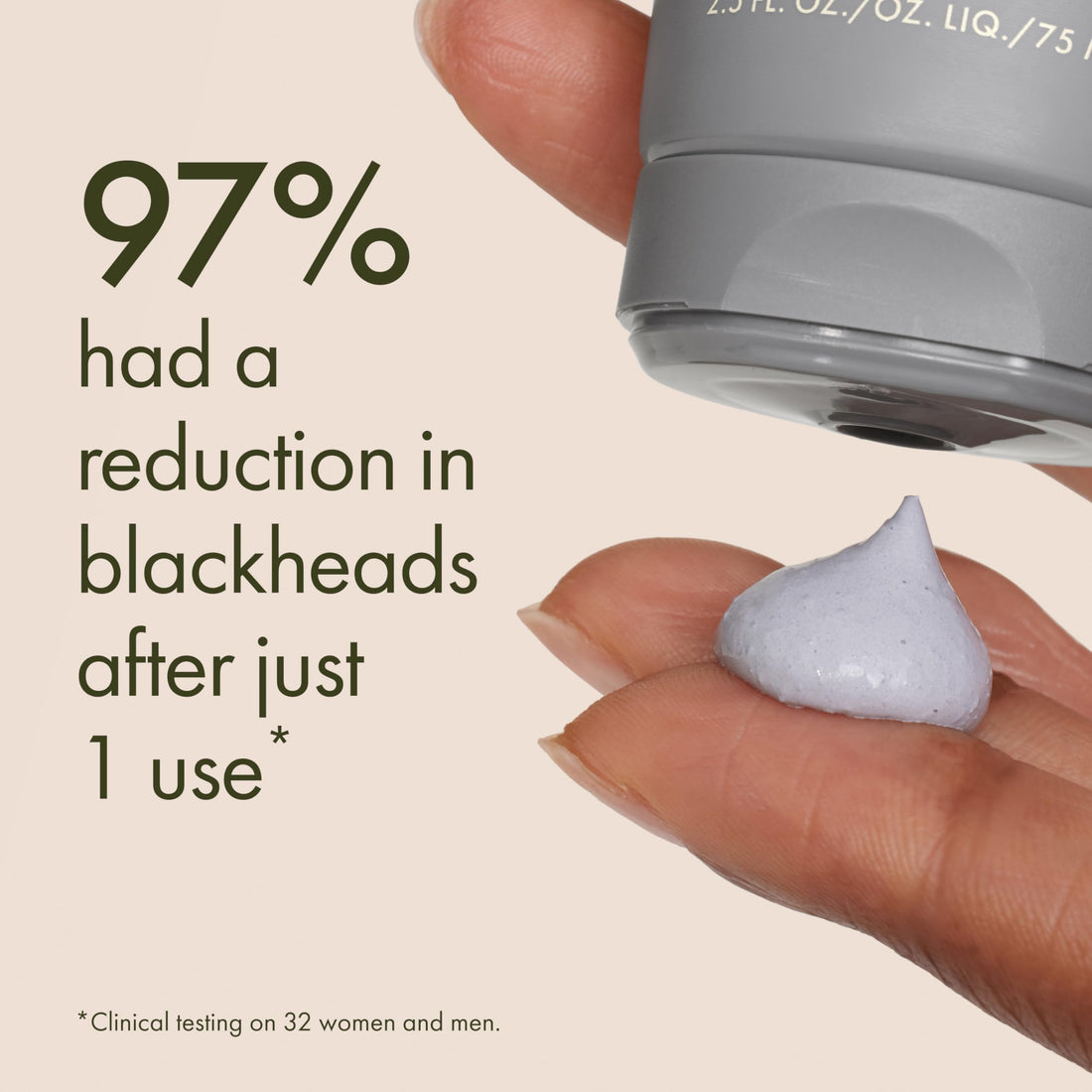 Origins Clear Improvement Blackhead Clearing Face Mask & Scrub | Reduces Blackheads | With Salicylic Acid & Bamboo Charcoal, 2.5 Fl Oz