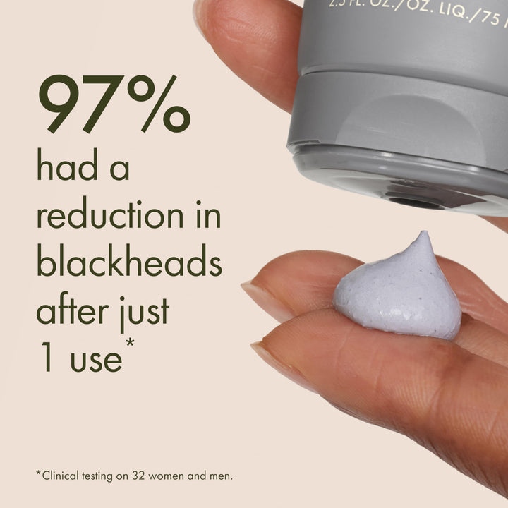 Origins Clear Improvement Blackhead Clearing Face Mask & Scrub | Reduces Blackheads | With Salicylic Acid & Bamboo Charcoal, 2.5 Fl Oz